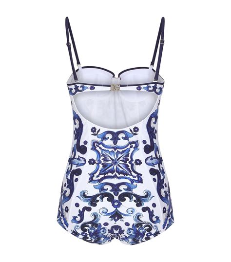 dolce gabbana majolica swimsuit